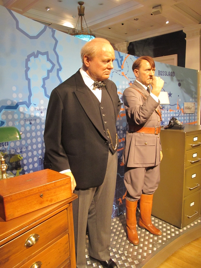 Winston Churchill e Adolf Hitler